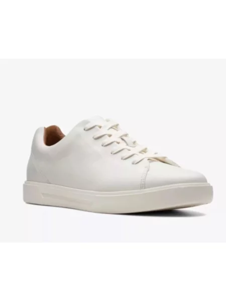 Sneakersy Clarks skórzane białe