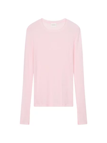 Lung tricou Closed roz