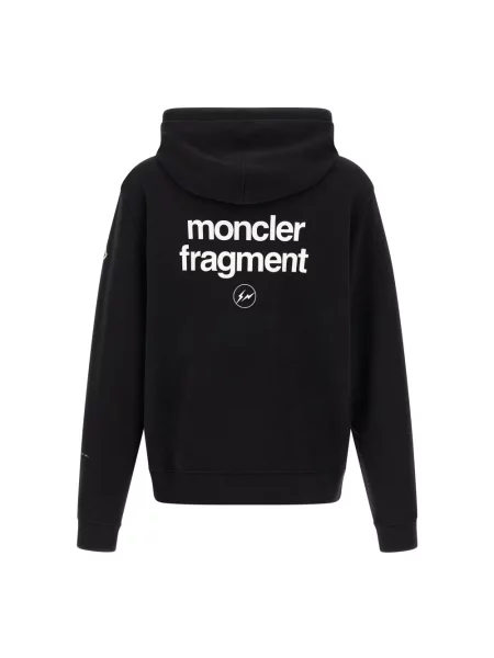 Bluza z kapturem Moncler czarna