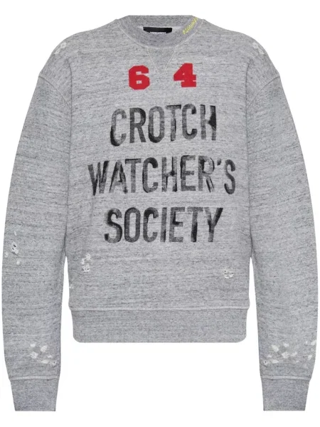 Hanorac Dsquared2 cu imagine gri