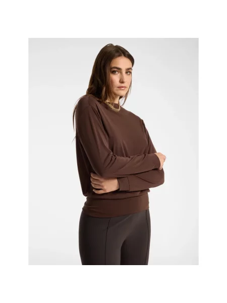 Bluza Elena Miro' brązowa