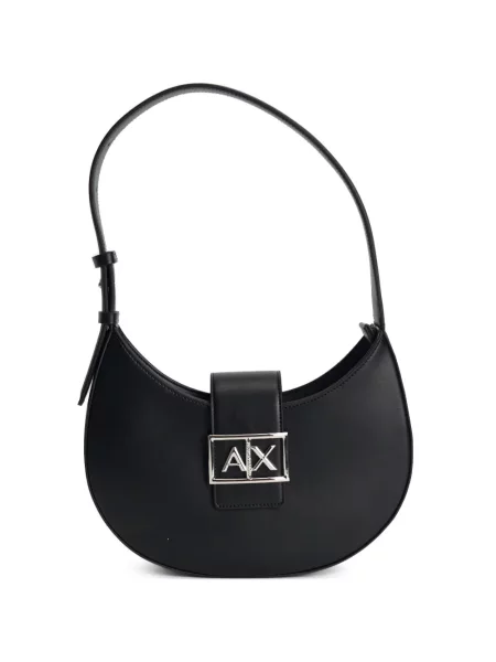 Geantă de mână Armani Exchange cu autograf negru