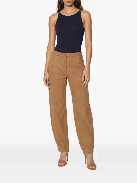 Body Elisabetta Franchi din jerseu albastru