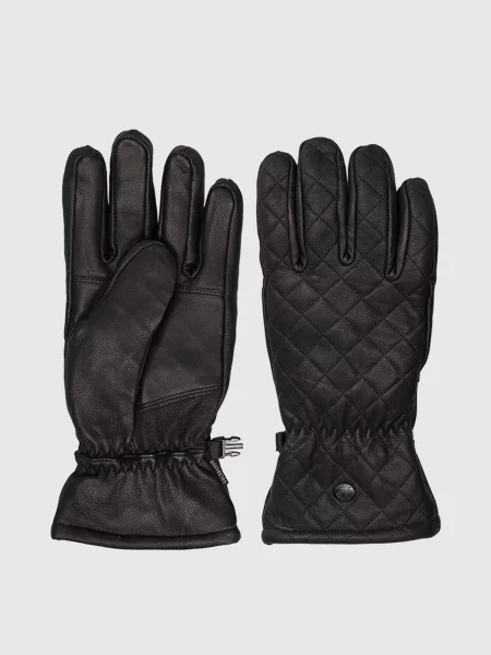 Шкіряні гірськолижні рукавички NISHI Goldbergh чорні