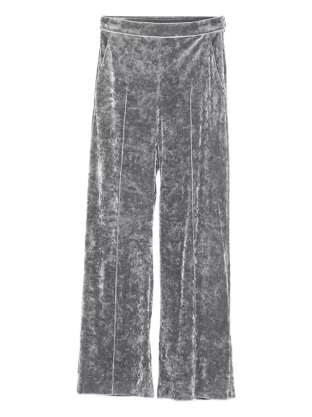 Pantaloni Patrizia Pepe de catifea gri