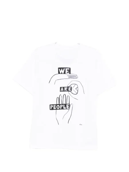 Tricou Sacai cu imagine alb