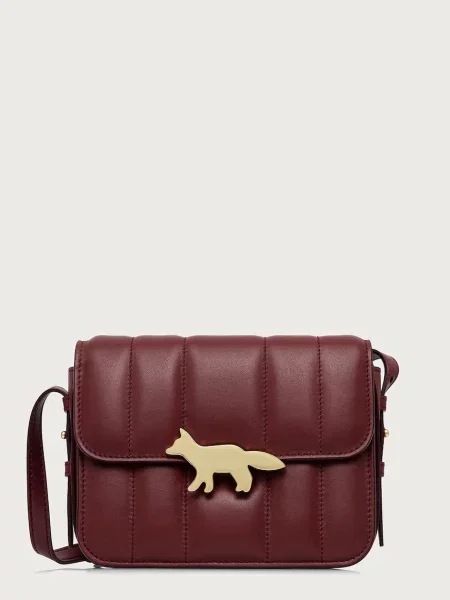 Maison Kitsuné Edie torebka crossbody skórzana