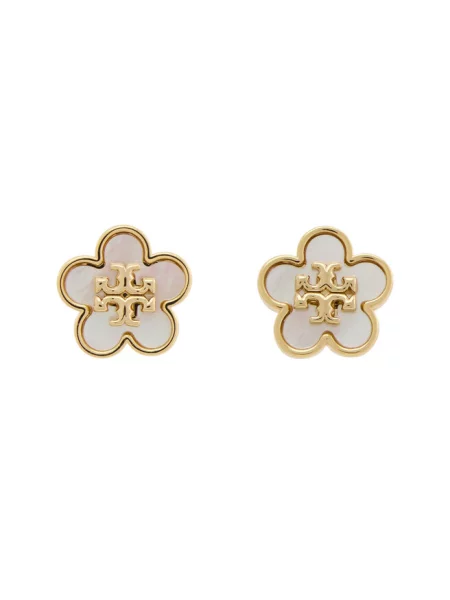 Tory Burch Kolczyki Kira Flower Złoty