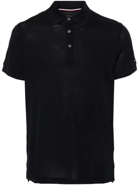 Polo Tommy Hilfiger cu broderie albastru