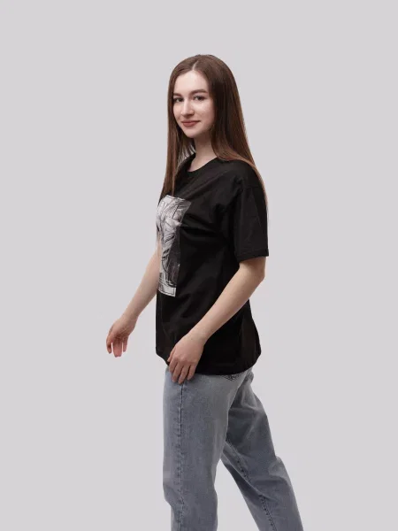 Футболка Lumo черная
