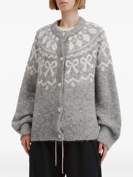 Cardigan Tout A Coup cu funde gri