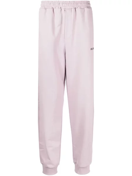 Pantaloni Helmut Lang cu imagine violet