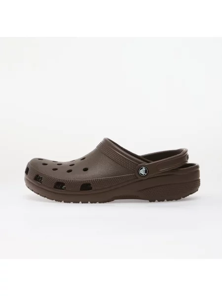 Klasické pantofle Crocs hnědé