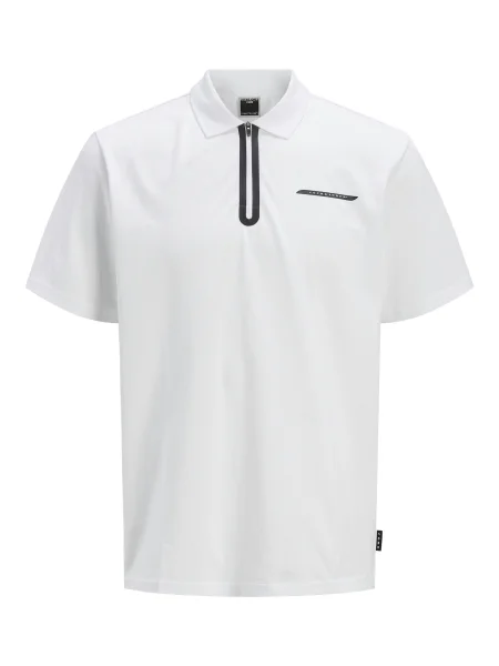 JACK & JONES Tricou JCOFUSION' alb