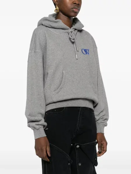 Mikina s kapucňou Off-white biela