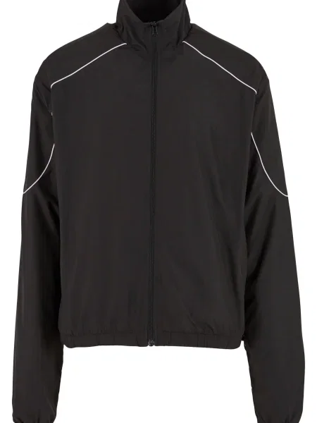 Urban Classics Geacă de primăvară-toamnă negru alb