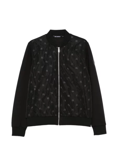 Lung geacă bomber Karl Lagerfeld negru