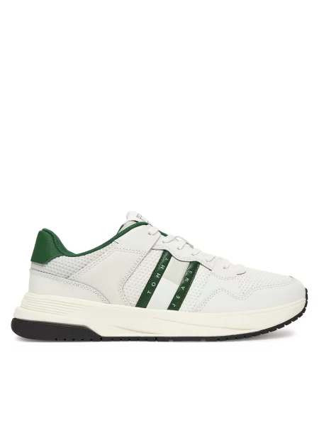 Tenisice Tommy Jeans Retrocasual Runner bijela