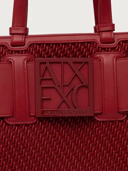 Кожаная сумка через плечо Armani Exchange