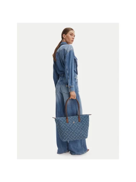 Torebka Tommy Hilfiger niebieska
