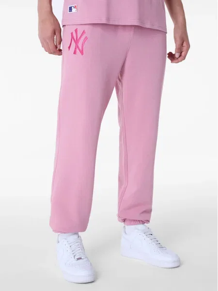 New Era Долнище анцуг New York Yankees MLB League Essential Dark розов