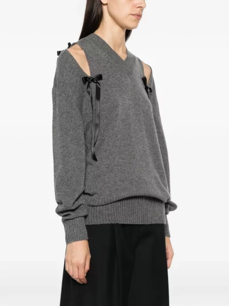 Pulover Simone Rocha cu funde gri