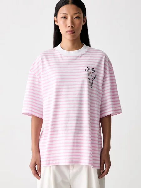 Iceberg tricou pentru femei din roz