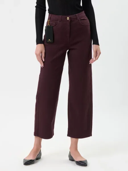 Джинси Elisabetta Franchi бордові