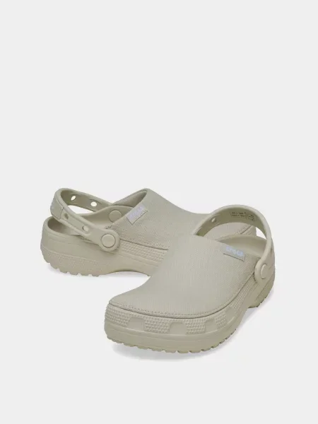 Классические сабо Crocs бежевые