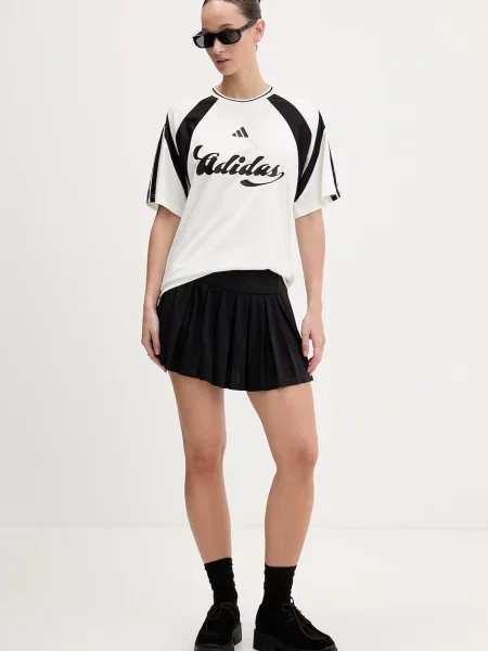 Adidas t-shirt House of Tiro beżowa