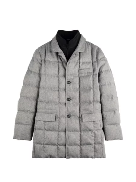 Matlasat palton Fay gri
