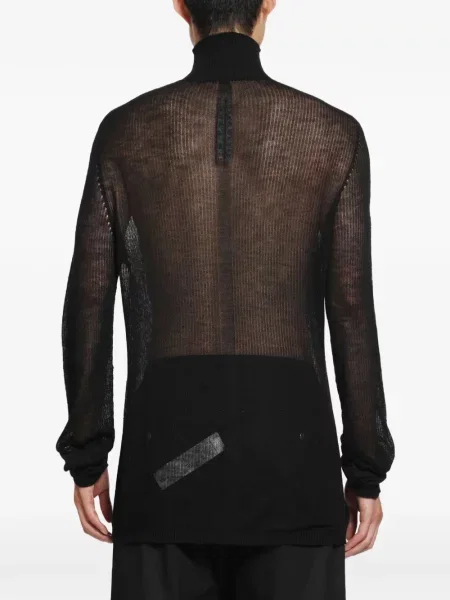 Pulover Rick Owens din cașmir negru