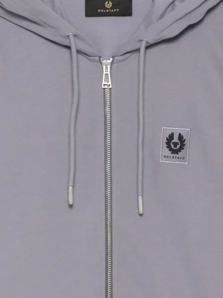 Majica s kapuljačom Belstaff pokrpan ljubičasta