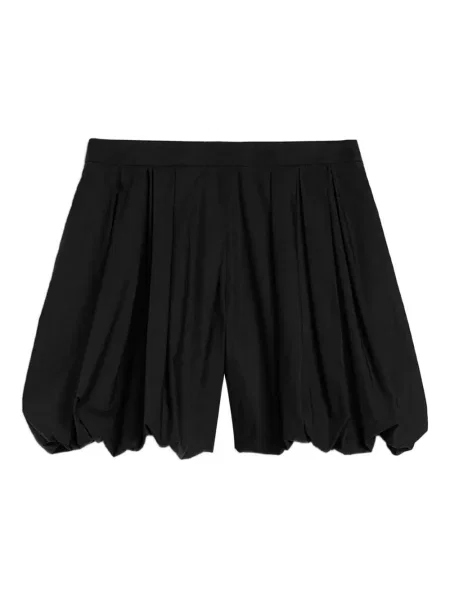 Pantaloni scurți Jil Sander din poplin negru