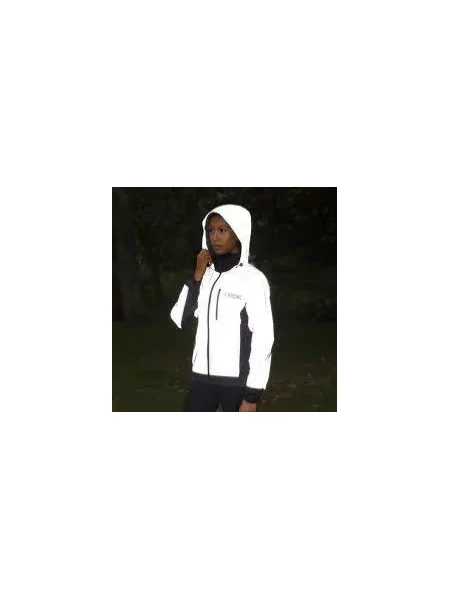 Kurtka z kapturem odblaskowa Proviz outdoor szara
