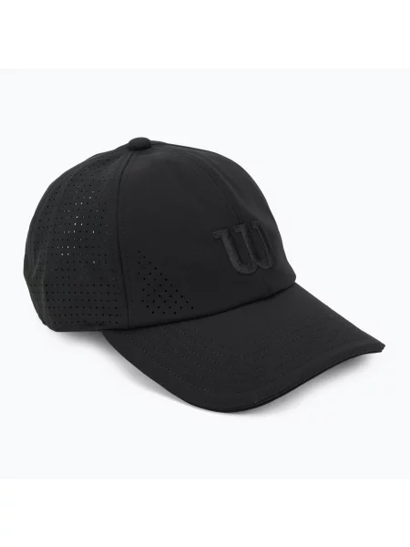 Czapka z daszkiem Wilson Active Perforated Cap black czarna