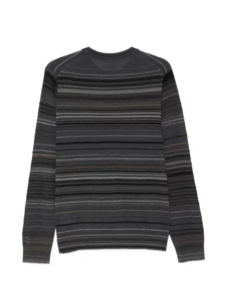 Pulover Paul Smith cu decolteu rotund gri
