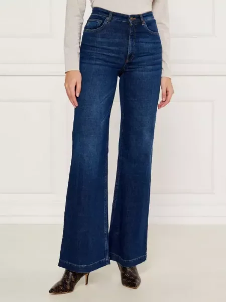 TWINSET Farmer | flare fit kék