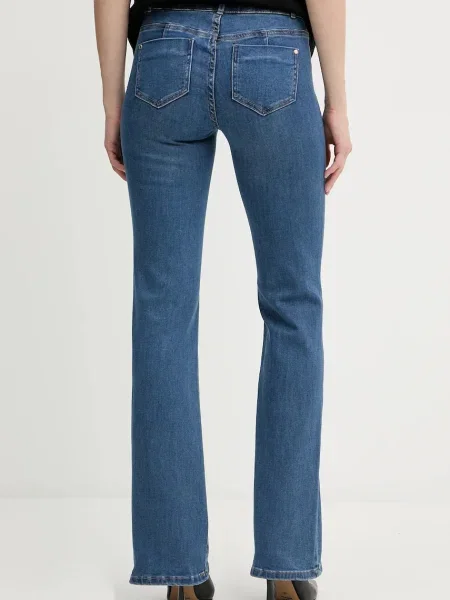 Morgan jeans medium waist albastru