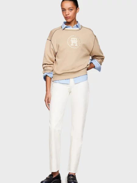 Класичні прямі джинси Tommy Hilfiger білі