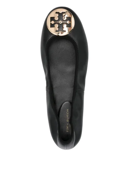Balerini Tory Burch din piele negru