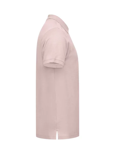 Clique Classic Lincoln S/S koszulka polo z bawełny krój nowoczesny – różowa