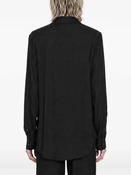 Gulerat cămașă Yohji Yamamoto negru