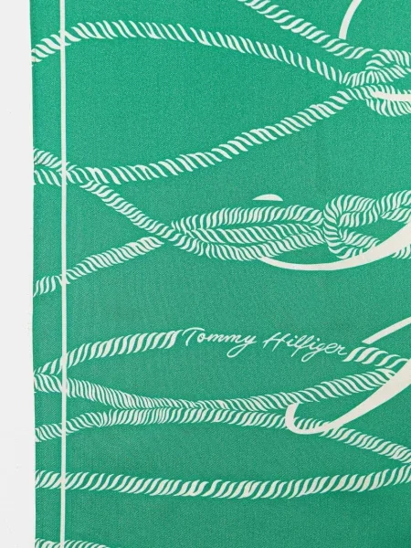 Tommy Hilfiger marama za žene svilena zelena