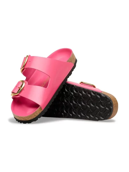 Кожаные шлепанцы Birkenstock с пряжкой