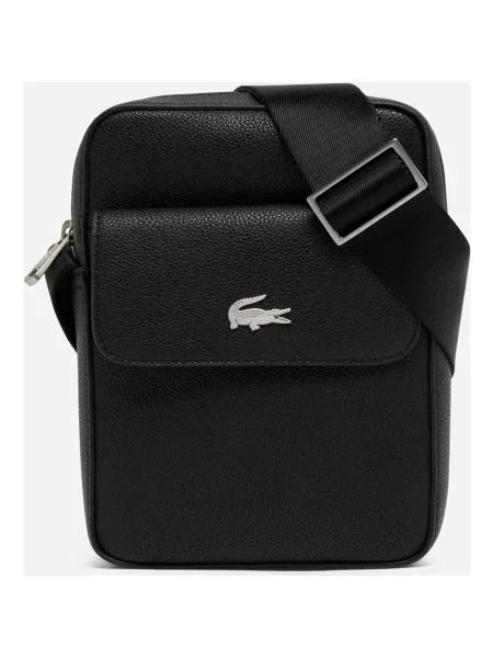 Torba na ramię Lacoste Business Vertical Satchel czarny