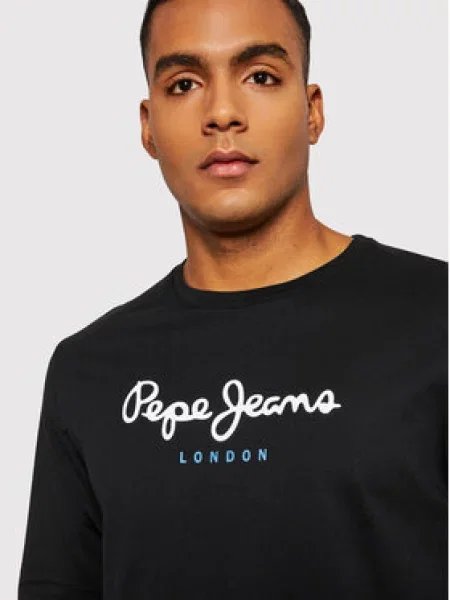 Pepe Jeans Majica EGGO turkizna bela črna