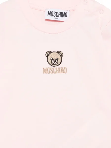 Bluza dziecięca Moschino różowa