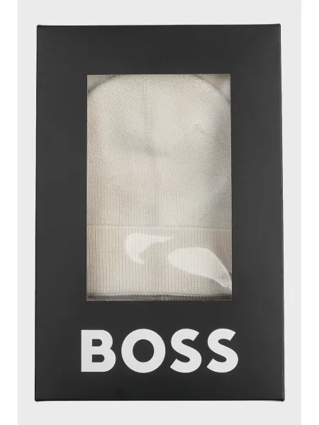 Шапка Boss біла