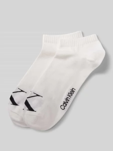 Skarpety krótkie Calvin Klein Jeans białe